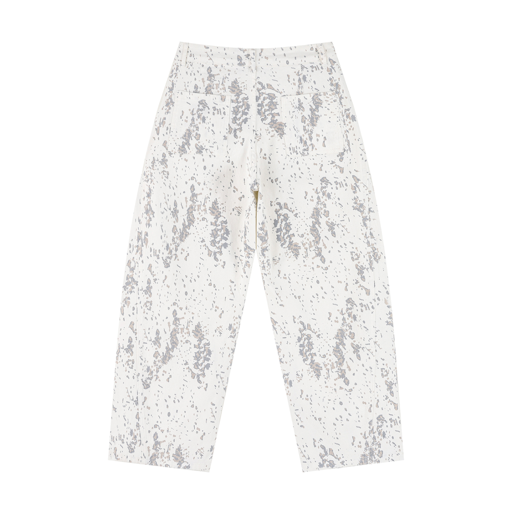 Sèna Splatter Barrel Leg Jeans