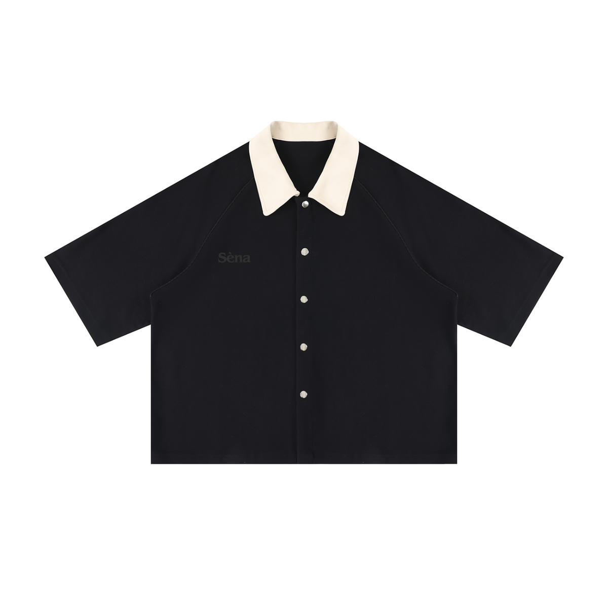 Sèna Color Block Boxy Short Sleeve Shirt
